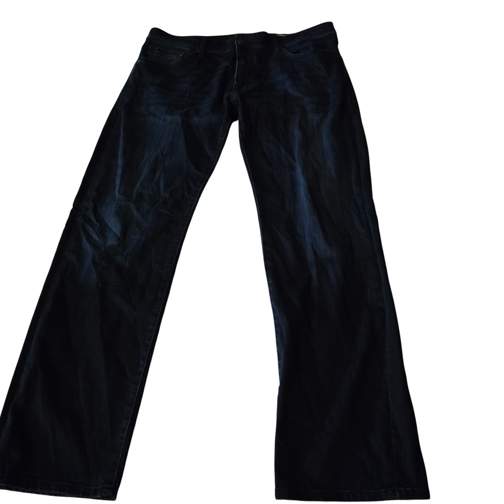 Mavi Jeans Zach Straight Leg Dark Wash Stretch Denim Mens Jeans 14366